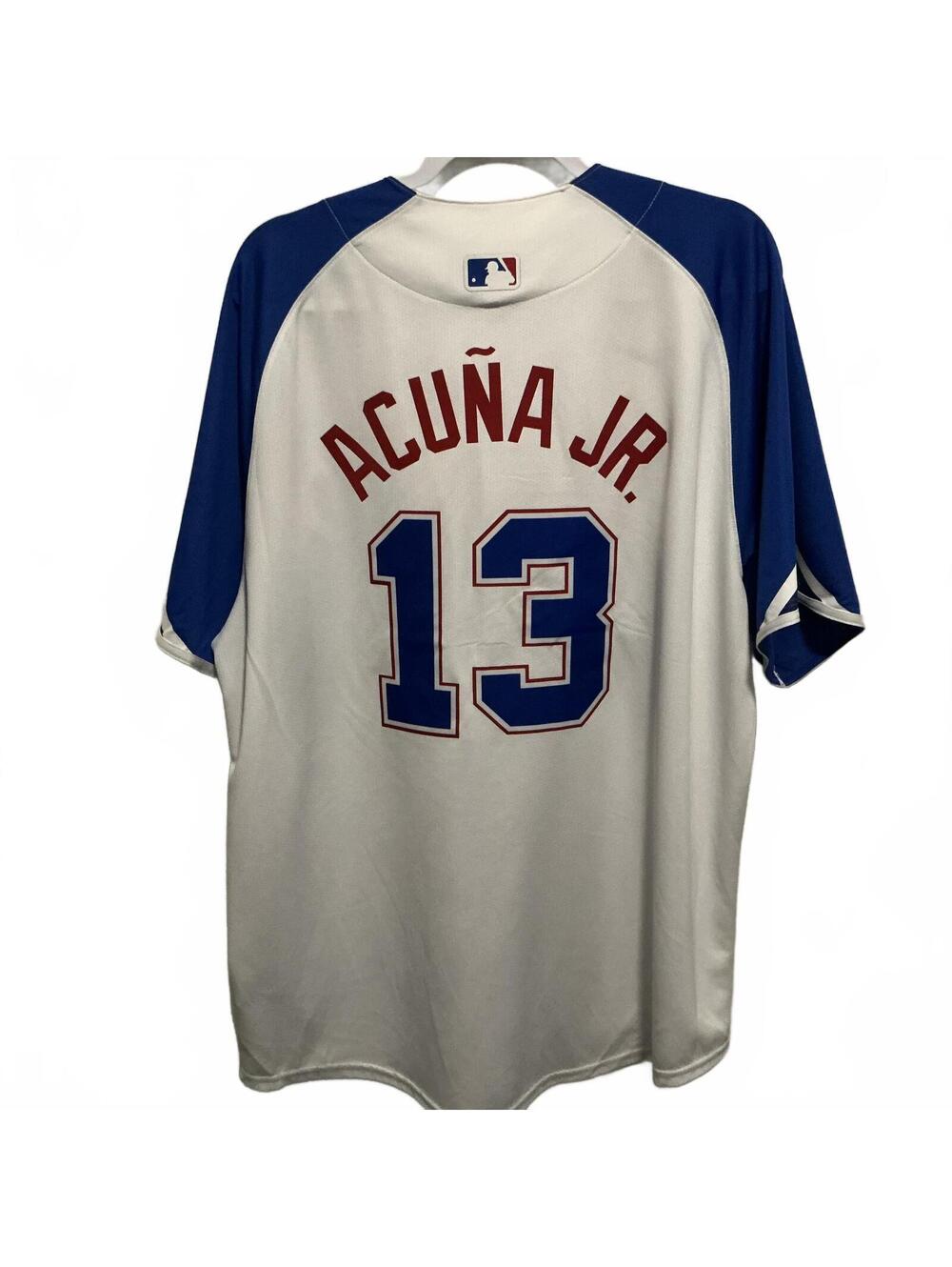 Atlanta Braves Ronald Acuña Jr. #13 Nike MLB Authentic Jersey Men's XL New $175